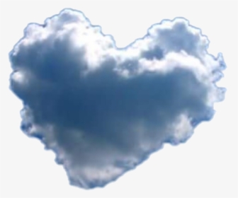 Heart Cloud Png - Heart Cloud Sticker, Transparent Png, Transparent PNG