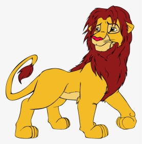 Simba Drawing Lion King - Lion Drawing With Colour, HD Png Download, Transparent PNG