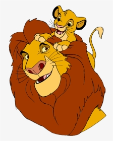 Simba And Mufasa Clipart, HD Png Download, Transparent PNG