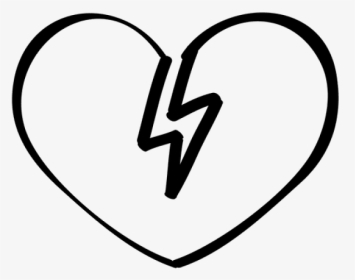 Free Drawn Download Clip - Drawings Of Broken Hearts, HD Png Download, Transparent PNG