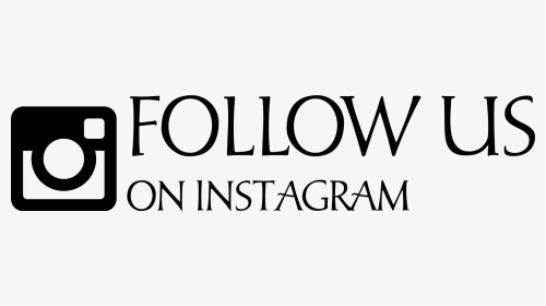 Follow Us On Instagram - Monochrome, HD Png Download, Transparent PNG