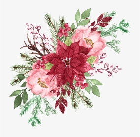 This Graphics Is Watercolor Flower Bouquet Free Illustration - Watercolor Painting, HD Png Download, Transparent PNG