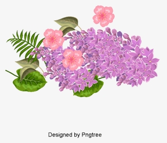 Watercolor Bouquet Png - Lilac, Transparent Png, Transparent PNG