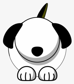 Eyes On Book Clipart Image Library Library White Dog - Dog With No Eyes Cartoon, HD Png Download, Transparent PNG