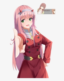 Zero Two - Cartoon, HD Png Download, Transparent PNG