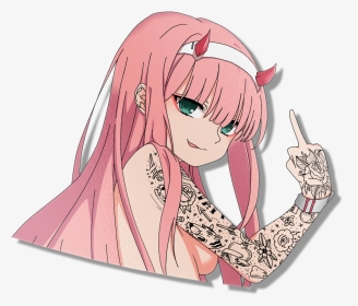 Zero Two Transparent Zero Two Transparent Background Hd Png - roblox pink hair zero two