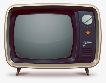 Old Tv Png Vector Icons Logos Burford Bananas - Television Set, Transparent Png, Transparent PNG