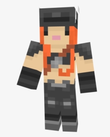 Minecraft Skin Girl Gif, HD Png Download, Transparent PNG