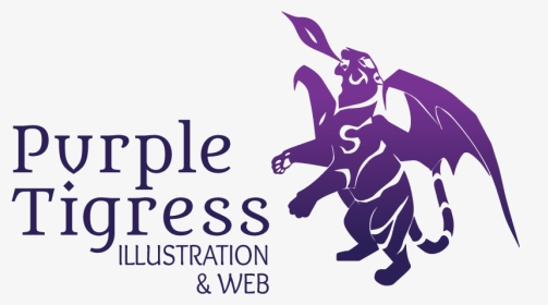 Purple Tigress - Graphic Design, HD Png Download, Transparent PNG