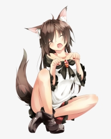 Cute Fox Girl Anime, HD Png Download, Transparent PNG