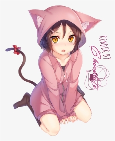 Small Anime Cat Girl, HD Png Download, Transparent PNG