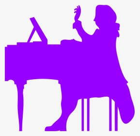 Free Stock Photo Illustration Of A Silhouette - - Piano, HD Png Download, Transparent PNG