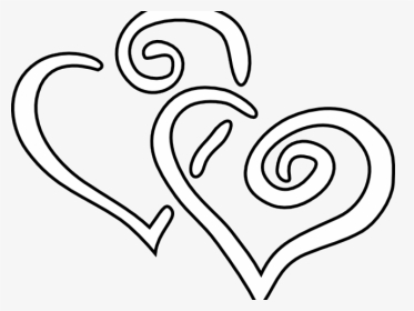 Heart Pictures Clipart Black And White - Black And White Heart Clipart, HD Png Download, Transparent PNG