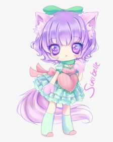 Pastel Anime Fairy Girl Chibi, HD Png Download, Transparent PNG
