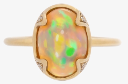 Oval Ethiopian Opal Ring   Class Lazyload Fade In   - Engagement Ring, HD Png Download, Transparent PNG
