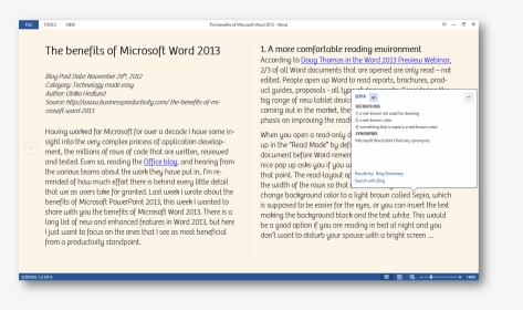 Definition Of Ms Word, HD Png Download, Transparent PNG