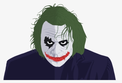 Heath Ledger Joker Png - Cartoon, Transparent Png, Transparent PNG