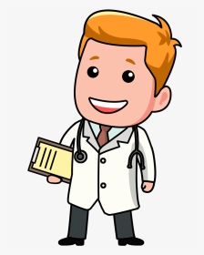 Doctor Logo Cliparthot Of The More And Animasi Dokter - Gambar Dokter Kartun Png, Transparent Png, Transparent PNG