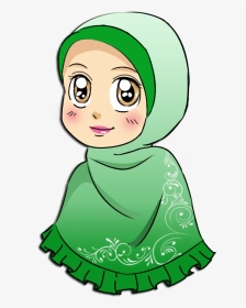 Muslim Girl Cartoon Icon, HD Png Download, Transparent PNG