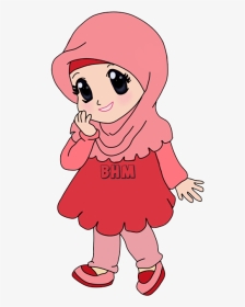 Cartoon Girl Islam, HD Png Download, Transparent PNG