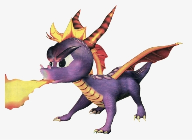 Fire Breathing Dragon Png - Spyro The Dragon Fire, Transparent Png, Transparent PNG