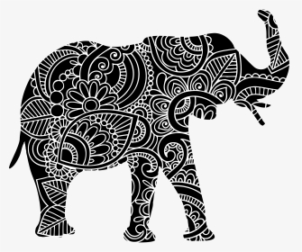 Clipart Florida Big Image - Abstract Drawing In Elelphant, HD Png Download, Transparent PNG