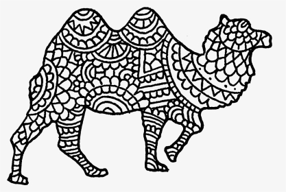 Hand Drawn Animals Best - Black And White Bohemian Animals, HD Png Download, Transparent PNG