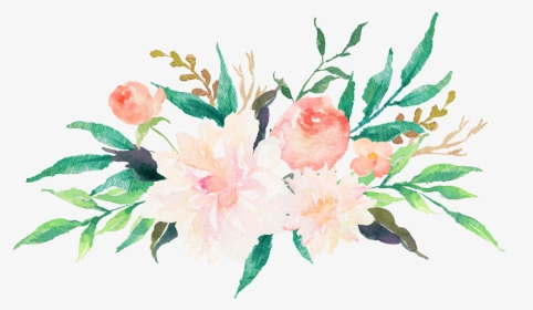 Watercolor Flowers Png Pastel Download Hd Library T - Water Paint Flower Png, Transparent Png, Transparent PNG