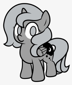 Pony Elephants And Mammoths White Elephant Black Black - Drawing, HD Png Download, Transparent PNG