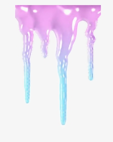 #drip #paint #aesthetic #purple #blue #pink #cool #sweet - Pink And Purple Paint Drip, HD Png Download, Transparent PNG