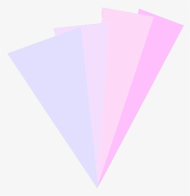 Pastel Purple/pink Rays/triangles - Triangle, HD Png Download, Transparent PNG