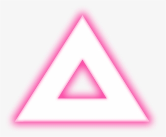 🔽🔺🔽 #ftestickers #triangle #shape #figure #neon - Triangle, HD Png Download, Transparent PNG