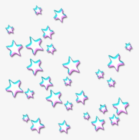 #star #stars #aesthetic #neon #night - Stars Aesthetic Stickers, HD Png Download, Transparent PNG