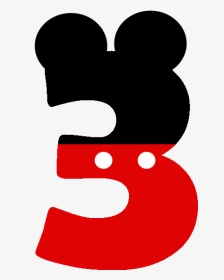 Mickey Mouse Number Transparent, HD Png Download, Transparent PNG