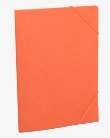 Oranssi Uusiopahvinen Kulmakuminauhakansio - Construction Paper, HD Png Download, Transparent PNG
