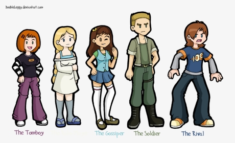 Clip Art Teh Stream Characters By - Background Characters, HD Png Download, Transparent PNG