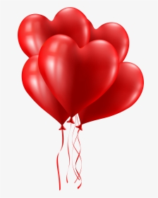 Valentine S Day Heart Balloon, Hd Png Download - Pink Heart Balloons Png, Transparent Png, Transparent PNG