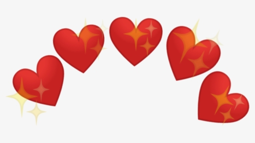 Сердечки Над Головой Красные, HD Png Download, Transparent PNG