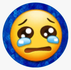 #sad #crying #emoji #sticker - Emoji Crying Sadness Face, HD Png Download, Transparent PNG