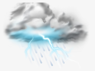 Lightning Png Transparent Images - Thunderstorm Clouds No Background, Png Download, Transparent PNG