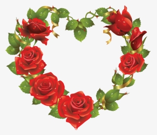 Rose Heart Flower Clipart Picture Heart, Love, Background, - Beautiful Rose Image Download, HD Png Download, Transparent PNG