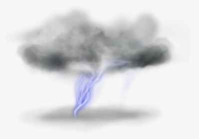 Lightning Png Image - Clouds With Lightning Png, Transparent Png, Transparent PNG