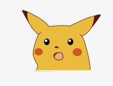 Memes Para Stickers Png , Png Download - Surprised Pikachu Face ...