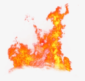 Fire Flame Blaze On The Ground Png Image - Transparent Background Fire Effect, Png Download, Transparent PNG
