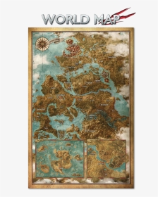 Map The Witcher 3 Vs Gta 5, HD Png Download, Transparent PNG