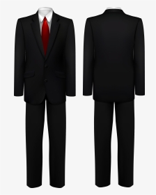Gentleman Vector Tuxedo Suit - Whole Body Formal Attire Template, HD Png Download, Transparent PNG