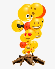 Emoji Clipart Animation - Campfire Emoji, HD Png Download, Transparent PNG