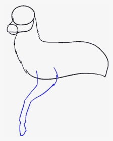 How To Draw Deer - Line Art, HD Png Download, Transparent PNG