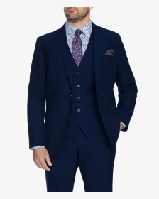 Royal President Check 2 Button Suit - Tom Ford Navy Pinstripe Suit, HD Png Download, Transparent PNG