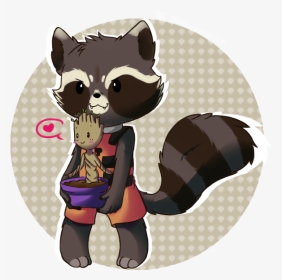 We Are Groot By Hikariviny - Groot Kawaii, HD Png Download, Transparent PNG